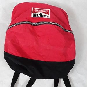 Vintage 90s Marlboro Unlimited Backpack Cigarette